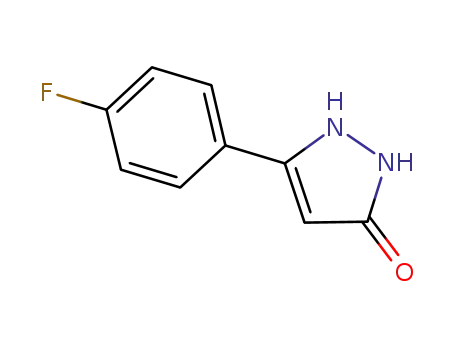 3H-Pyrazol-3-one, 5-(4-fluorophenyl)-1,2-dihydro-