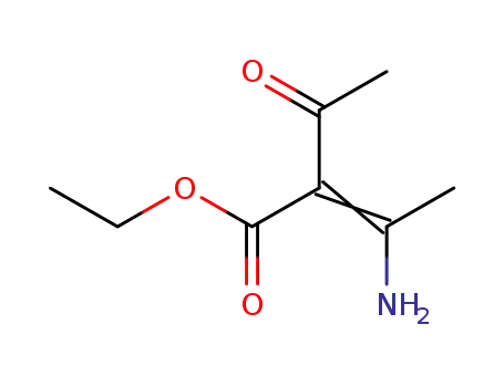 Molecular Structure of 26682-94-0 (ethyl (2E)-2-acetyl-3-aminobut-2-enoate)
