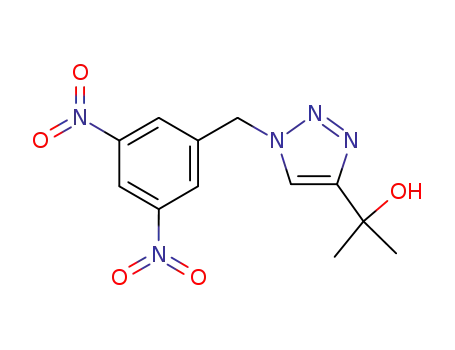 2-[1-(3,5-dinitrobenzyl)-1H-1,2,3-triazol-4-yl]propan-2-ol