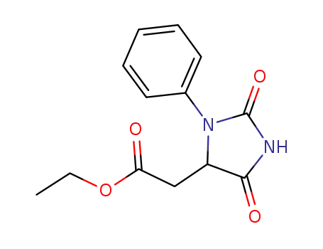 ethyl 2-(2,5-dioxo-3-phenylimidazolidin-4-yl)acetate