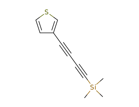 Silane, trimethyl[4-(3-thienyl)-1,3-butadiynyl]-
