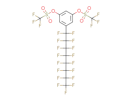 1-heptadecafluorooctyl-3,5-bis(trifluoromethanesulfonyloxy)benzene