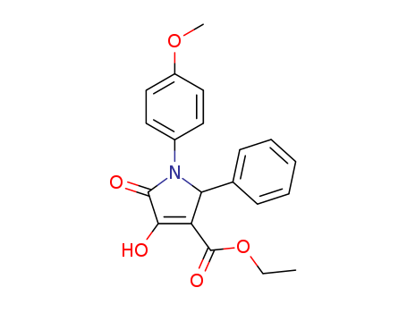 1-(4-Methoxyphenyl)-4,5-dioxo-2-phenyl-3-pyrrolidinecarboxylic acid ethyl ester