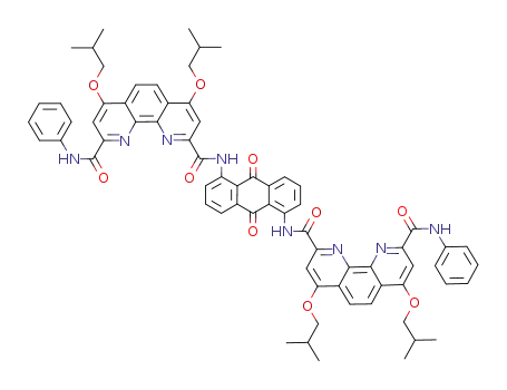 Molecular Structure of 1181305-97-4 (C<sub>70</sub>H<sub>64</sub>N<sub>8</sub>O<sub>10</sub>)