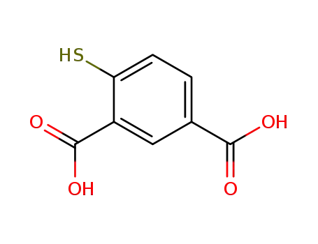 Molecular Structure of 214341-16-9 (4-mercaptoisophthalic acid)