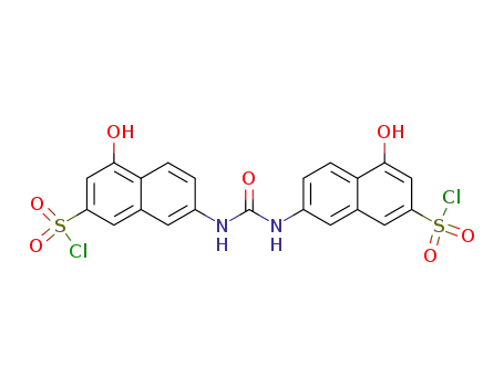 Molecular Structure of 309933-11-7 (N-[7-(chlorosulfonyl)-5-hydroxy(2-naphthyl)]{[7-(chlorosulfonyl)-5-hydroxy(2-naphthyl)]amino}carboxamide)