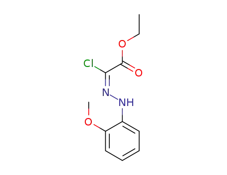 아세트산, 2-클로로-2-[2-(2-메톡시페닐)히드라지닐리덴]-, 에틸 에스테르