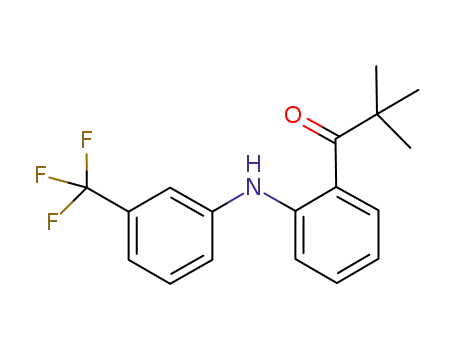 2,2-dimethyl-1-[2-(3-trifluoromethylphenylamino)phenyl]propan-1-one