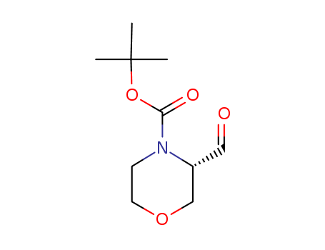 4-Morpholinecarboxylicacid, 3-formyl-, 1,1-dimethylethyl ester, (3S)-