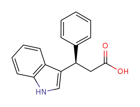 3-(1H-indol-3-yl)-3-phenylpropionic acid