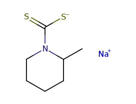 Molecular Structure of 32019-63-9 (2-methyl-piperidine-1-carbodithioic acid; sodium salt)