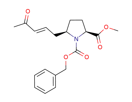 (2S,5R)-5-((E)-4-oxopent-2-enyl)pyrrolidine-1,2-dicarboxylic acid 1-benzylester 2-methylester