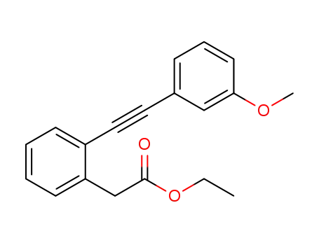 ethyl 2-(2-((3-methoxyphenyl)ethynyl)phenyl)acetate
