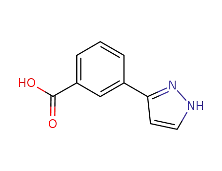 Molecular Structure of 850375-11-0 (3-(1H-PYRAZOL-3-YL)BENZOIC ACID)
