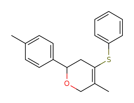 3,6-dihydro-5-methyl-4-(phenylthio)-2-p-tolyl-2H-pyran