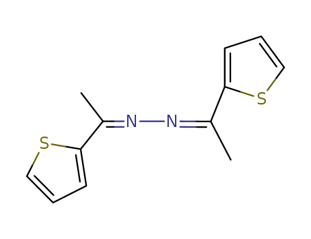 1-thiophen-2-yl-N-(1-thiophen-2-ylethylideneamino)ethanimine cas  24523-54-4