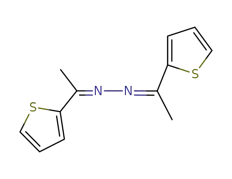 Molecular Structure of 24523-54-4 (bis[1-(thiophen-2-yl)ethylidene]hydrazine)