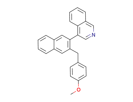 4-[3-(4-methoxybenzyl)naphthalen-2-yl]isoquinoline