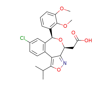 [(4S,6S)-8-chloro-6-(2,3-dimethoxyphenyl)-1-isopropyl-4H,6H-[2]benzoxepino[4,5-c]isoxazol-4-yl]acetic acid
