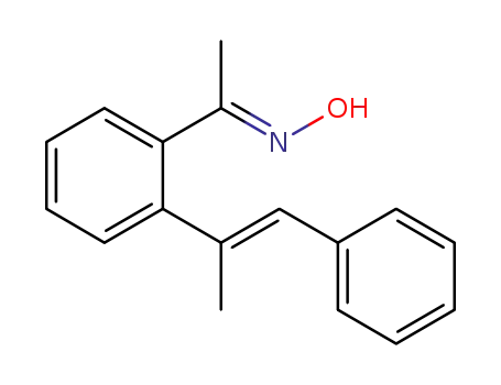 (1E)-1-{2-[(E)-1-methyl-2-phenylvinyl]phenyl}ethanone oxime