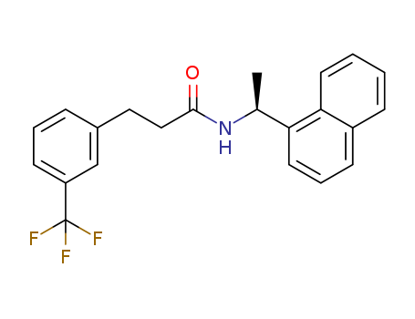 N-(1-naphthalen-1-yl-ethyl)-3-(3-trifluoromethyl-phenyl)-propionamide