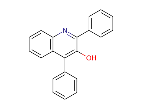 Molecular Structure of 5855-64-1 (2,4-diphenylquinolin-3-ol)