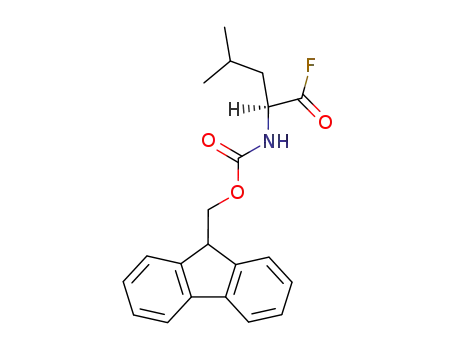 Carbamic acid, [(1S)-1-(fluorocarbonyl)-3-methylbutyl]-,
9H-fluoren-9-ylmethyl ester