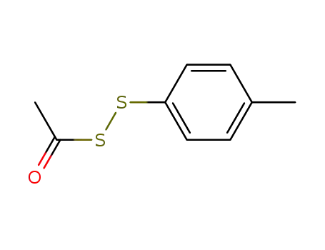 Molecular Structure of 14227-19-1 (Acetyl(p-methylphenyl) persulfide)