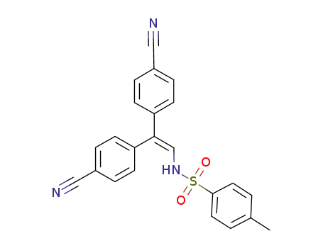 N-[2,2-bis(4-cyanophenyl)vinyl]-4-methylphenylsulfonamide