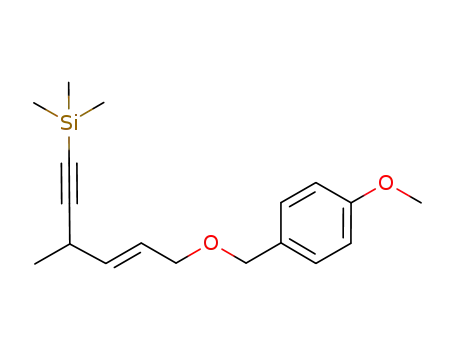 (E)-6-(4-methoxybenzyloxy)-3-methyl-1-(trimethylsilyl)hex-4-en-1-yne