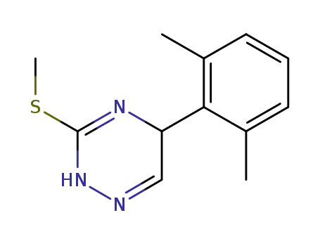 Molecular Structure of 1186331-35-0 (5-(2,6-dimethylphenyl)-3-(methylsulfanyl)-2,5-dihydro-1,2,4-triazine)