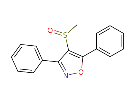 4-methanesulfinyl-3,5-diphenyl-isoxazole