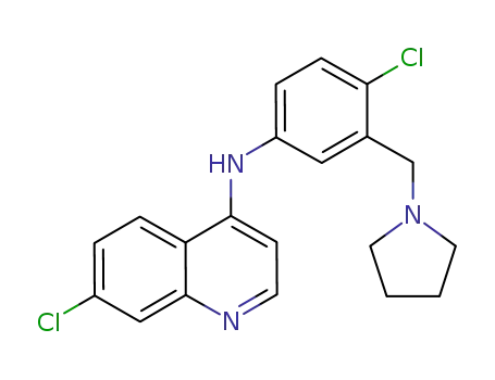(4-chloro-3-pyrrolidin-1-ylmethyl-phenyl)(7-chloroquinolin-4-yl)amine