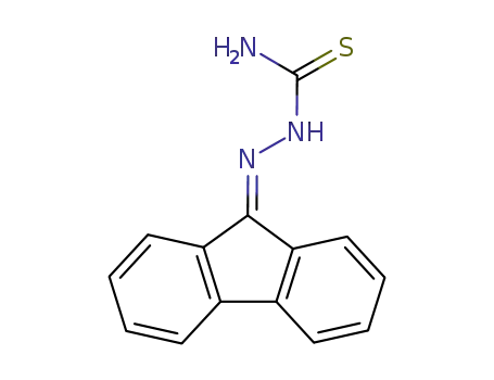 Molecular Structure of 68279-50-5 (2-(9H-fluoren-9-ylidene)hydrazinecarbothioamide)