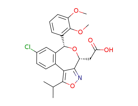 [(4R,6R)-8-chloro-6-(2,3-dimethoxyphenyl)-1-isopropyl-4H,6H-[2]benzoxepino[4,5-c]isoxazol-4-yl]acetic acid