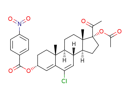 3α-(4-nitrophenylcarboxy)chlormadinone acetate
