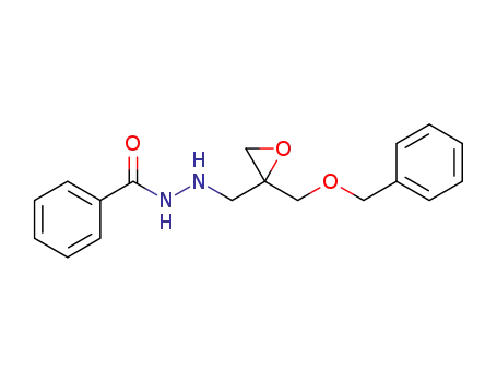 benzoic acid N'-(2-benzyloxymethyloxiranyl-methyl)hydrazide