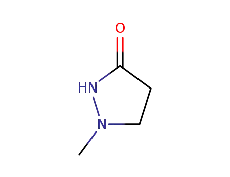 Molecular Structure of 10234-80-7 (3-Pyrazolidinone, 1-methyl-)