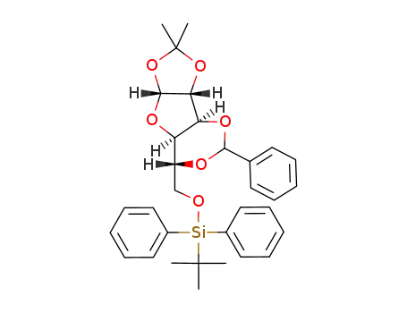 3,5-O-benzylidene-6-O-tert-butyldiphenylsilyl-1,2-O-isopropylidene-α-D-glucofuranose