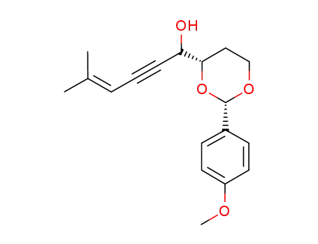 1-[(2S,4S)-2-(4-methoxyphenyl)-1,3-dioxan-4-yl]-5-methylhex-4-en-2-yn-1-ol