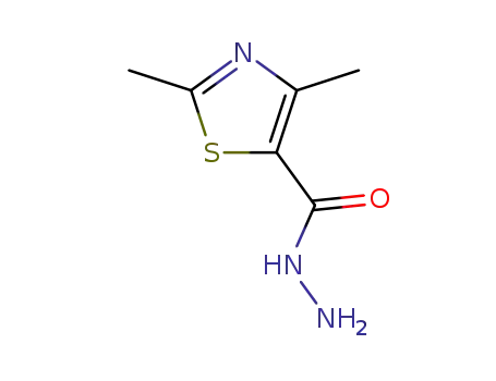 Molecular Structure of 99357-25-2 (2,4-DIMETHYL-THIAZOLE-5-CARBOXYLIC ACID HYDRAZIDE)