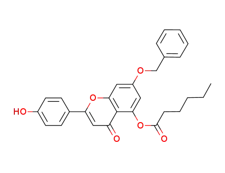 7-O-benzyl-5-O-hexanoyl apigenin