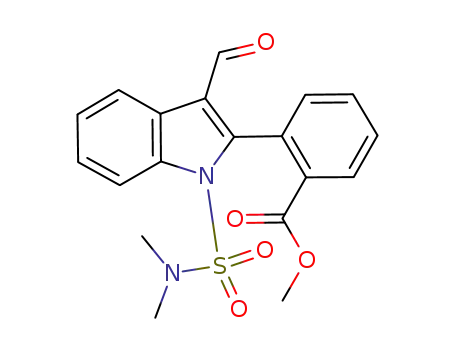 methyl 2-[1-(dimethylsulfamoyl)-3-formyl-1H-indol-2-yl]benzoate