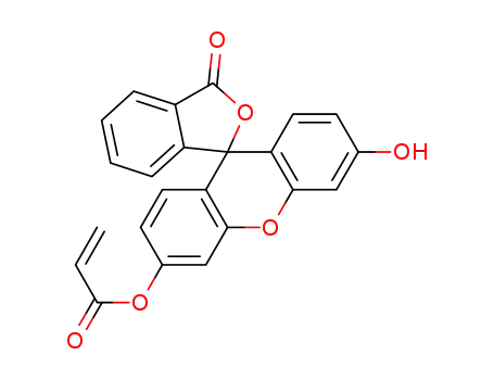 Molecular Structure of 193419-86-2 (FLUORESCEIN O-ACRYLATE  97)