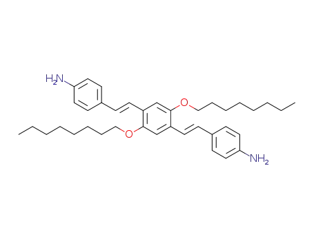 (E,E)-1,4-bis(4'-aminostyryl)-2,5-bis(octyloxy)-benzene
