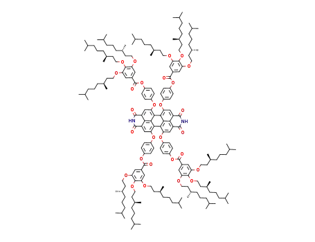 1,6,7,12-tetrakis(4-[3,4,5-tris-(S)-3,7-dimethyloctyloxybenzoyloxy]phenoxy)perylene-3,4:9,10-tetracarboxylic acid bisimide