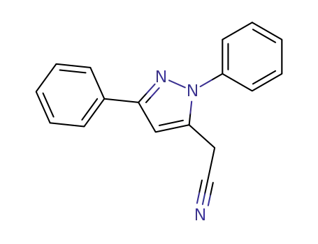 1H-Pyrazole-5-acetonitrile, 1,3-diphenyl-
