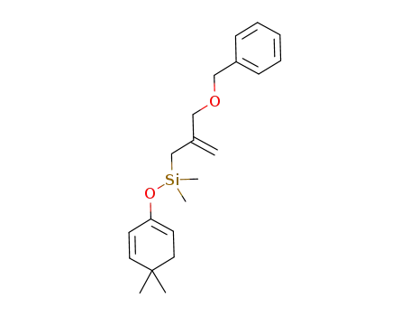 (2-(benzyloxymethyl)allyl)(4,4-dimethylcyclohexa-1,5-dienyloxy)dimethylsilane