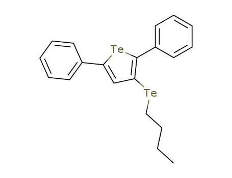 Molecular Structure of 184843-54-7 (Tellurophene, 3-(butyltelluro)-2,5-diphenyl-)