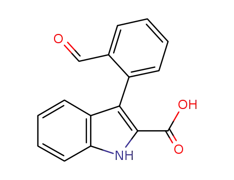3-(2-formylphenyl)-1H-indole-2-carboxylic acid